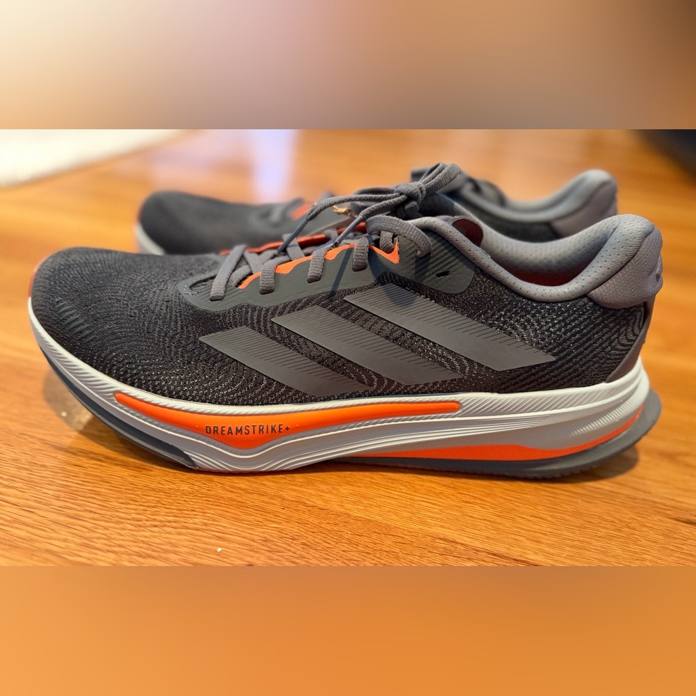 Adidas SuperNova Prima 2 - Dreamstrike - Charcoal with Orange - Men’s 10.5